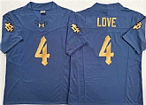 Men's Notre Dame Fighting Irish #4 Jeremiyah Love Navy Blue 2025 F.U.S.E. Limited Stitched Jersey,baseball caps,new era cap wholesale,wholesale hats